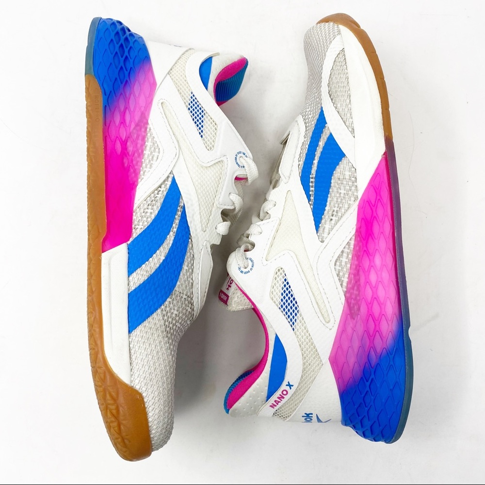 Reebok Nano X Sneakers Women's Training Pink Blue Size 9 - Picture 5 of 16
